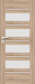 Siseukseleht PerfectDoor Evia 01, parempoolne, sonoma tamm, 203.5 x 64.4 x 4 cm