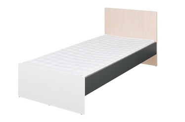 Bērnu gulta Szynaka Meble Ikar 50 White/Graphite/Pine, 205x95 cm