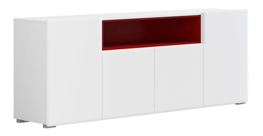 Black Red White Possi Air SFW4D Cupboard White/Red
