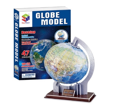 3D пазл Magic Puzzle Globe Model 525084676, 49 шт.