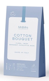 Mr & Mrs Fragrance Scented Cards Cotton Bouquet 3pcs