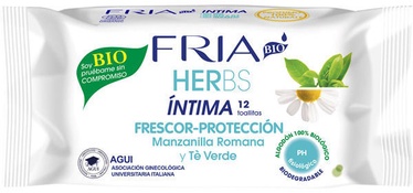 Fria Bio Herbs Intimate Wipes 12pcs Protection