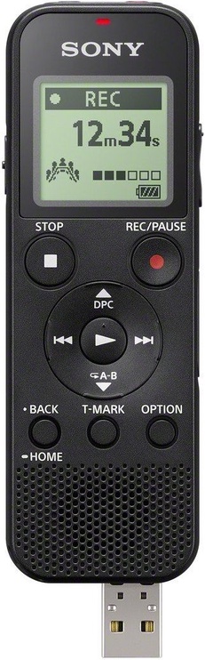 Диктофон Sony ICD-PX370, черный, 4 ГБ