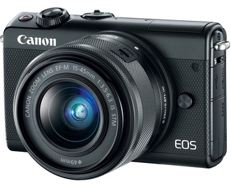 Canon EOS M100 BK M15-45 S + IRISTA EU18 Kit Black
