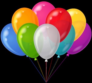 Воздушный шар, многоцветный, 12 шт.