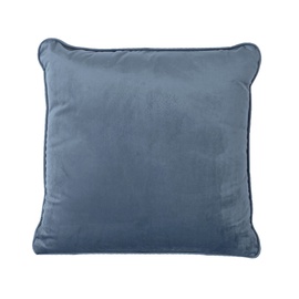 Home4you Velvet Pillow 45x45cm Blue