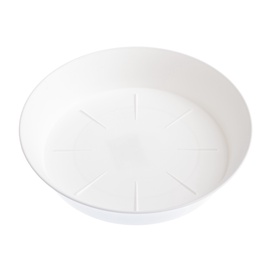 PALIKTNIS PUĶU PODAM TULIPAN 16CM BALTS (PLASTIA)