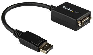 Провод StarTech DisplayPort To VGA Video Adapter VGA, Displayport, 0.28 м, черный