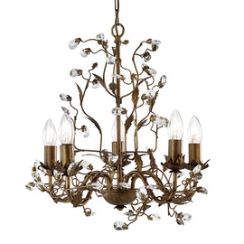 Lustra Searchlight Almandite 2495-5BR E14, 5x40W