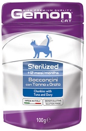 Monge Gemon Cat Pouch Sterilized With Tuna 100g