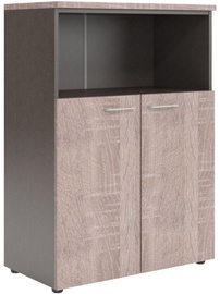 Skyland Xten XMC 85.3 Office Wardrobe 85.6x119x43.2cm Sonoma Oak/Dark Wood