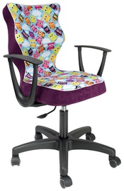 Vaikiška kėdė Entelo ST32 Black/Violet, 400x370x1010 mm