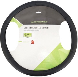 Оплетка руля Carmotion Genuine Leather Steering Wheel Cover 47–49cm Black