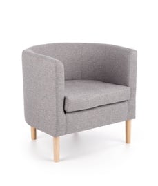 Кресло Clubby, серый, 66 см x 58 см x 64 см