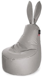 Кресло-мешок Qubo Mommy Rabbit Pebble Pop Fit, серый, 120 л