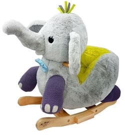 Supamas žaislas Gerardos Toys Little Rocker With Music Elephant, medinis, poliesterinis