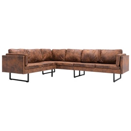 Nurgadiivan VLX Faux Suede 288172, pruun, 199.5 x 255 cm x 62.5 cm