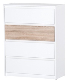 Kumode Szynaka Meble Wenecja 07 80x104x38cm White