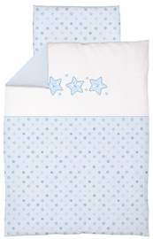 Ceba Baby Bedding Set With Embroideries 2pcs Stars Blue