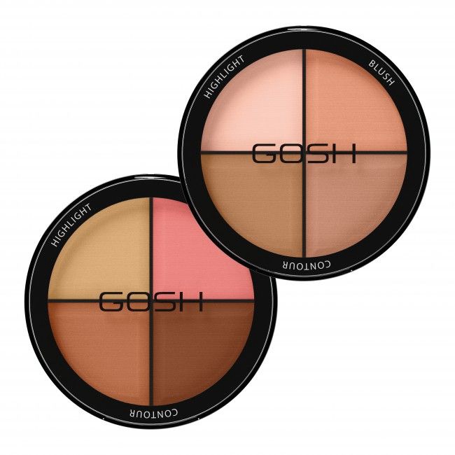 Kontuuripaletid Gosh Contour'n Strobe 01 Light, 15 g