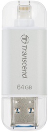 Transcend 64GB JetDrive Go 300 USB 3.1 Silver