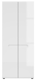Гардероб Black Red White Azteca Trio White, 80x37x195 см