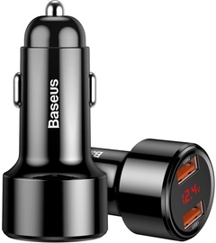 Baseus Magic Dual USB Car Charger PPS QC 4.0 Black