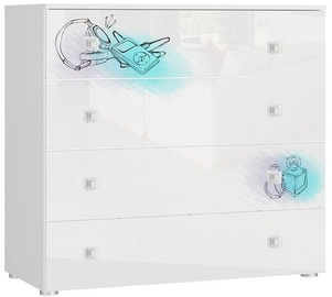 Tuckano Bella 06 Chest of Drawers 1000x930x470mm White