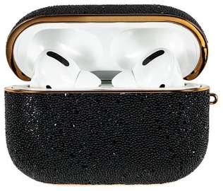 Kingxbar Crystal Fabric Shiny Glitter Case For AirPods AirPods Pro Black