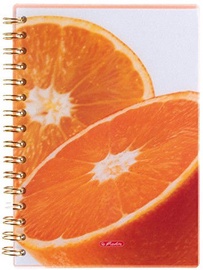 Herlitz Spiral Notepad A5/100p Orange