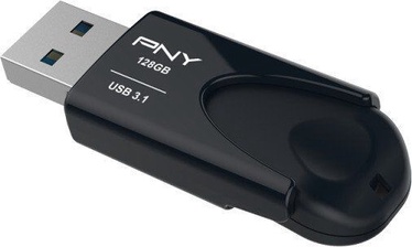 USB zibatmiņa PNY Attaché 4, melna, 128 GB