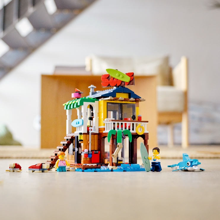 Konstruktor LEGO Creator Surfari rannamaja 31118, 564 tk