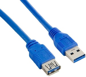 4World Cable USB / USB Blue 1.8m
