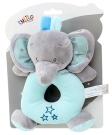Axiom New Baby Rattle Elephant Blue 16cm 4951f
