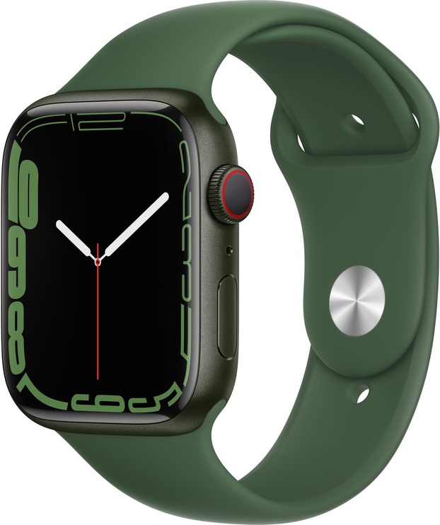 Умные часы Apple Watch 7 GPS + Cellular 45mm, зеленый
