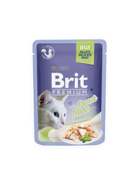 Konservuotas ėdalas katėms Brit Premium Cat Delicate Trout in Jelly, 85 g