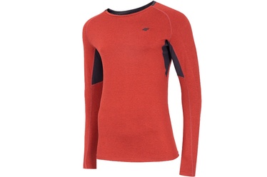 Krekls ar garām piedurknēm 4F Men's Functional Long Sleeve Top Red XL NOSH4-TSMLF002-62M