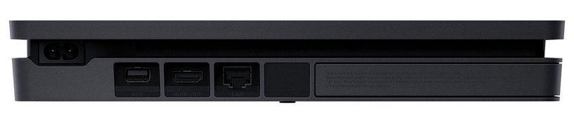 Spēļu konsole Sony PlayStation 4 Slim, Ethernet LAN (RJ-45) / 3.5 mm (AUX) / Wi-Fi / Wi-Fi Direct / Audio Out / Bluetooth 2.1, 1 TB