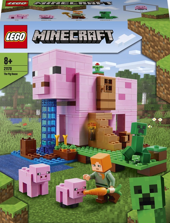 Konstruktors LEGO Minecraft™ Cūkas namiņš 21170