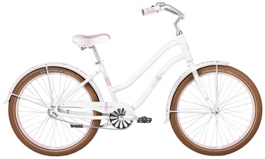 Velosipēds pilsētas Legrand, 26 ", 17" rāmis, balta/rozā