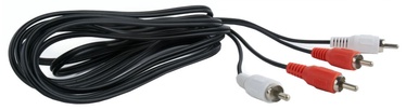 Gembird Cable RCA x2 / RCA x2 Black 7.5m