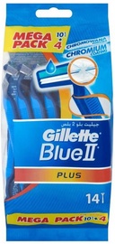 Skustuvas Gillette Blue II Plus Disposable Razors 14pcs