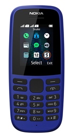 Мобильный телефон Nokia 105 2019, синий, 4MB/4MB
