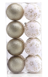 Елочная игрушка DecoKing Luna White/Gold, 16 шт.