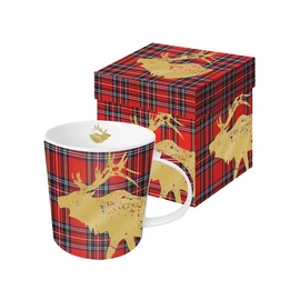 Puodelis PPD Tartan Deer, 350 ml