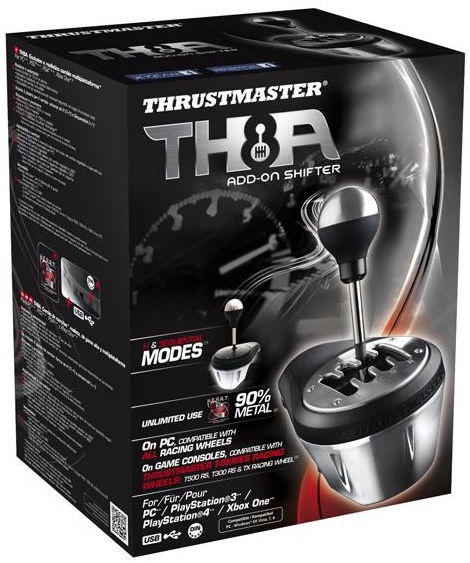Mängurool Thrustmaster TH8A, must