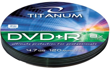 Esperanza 1220 Titanum DVD+R 8x 4.7GB Soft Pack 10 DVD's