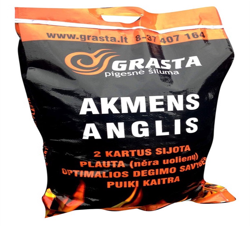 Akmens anglys Grasta, 25 kg, 25 - 60 - 1a.lt