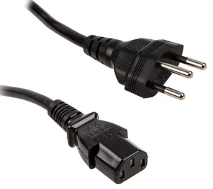 Провод Kolink Switzerland SEV 1011 Type J/T12 To IEC C13 3 pin Power Plug, IEC-C13, 1.8 м