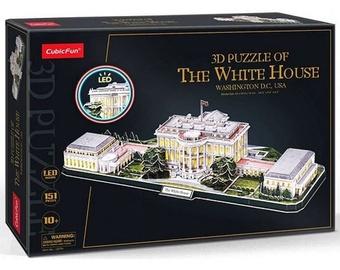3D dėlionė Cubicfun White House, 24.5 cm x 62 cm